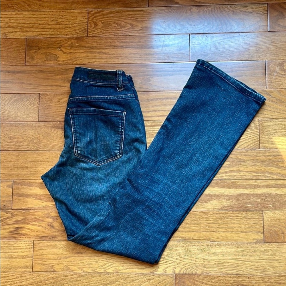 LIVERPOOL Lucy Jeans Bootcut Dark Size 2 Size Washed and Worn Look